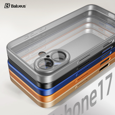 Balueus适用苹果17手机壳iPhone17Pro保护套17ProMax磨砂镜头全包防摔新品系列高级感pm超薄外壳2025新款男女
