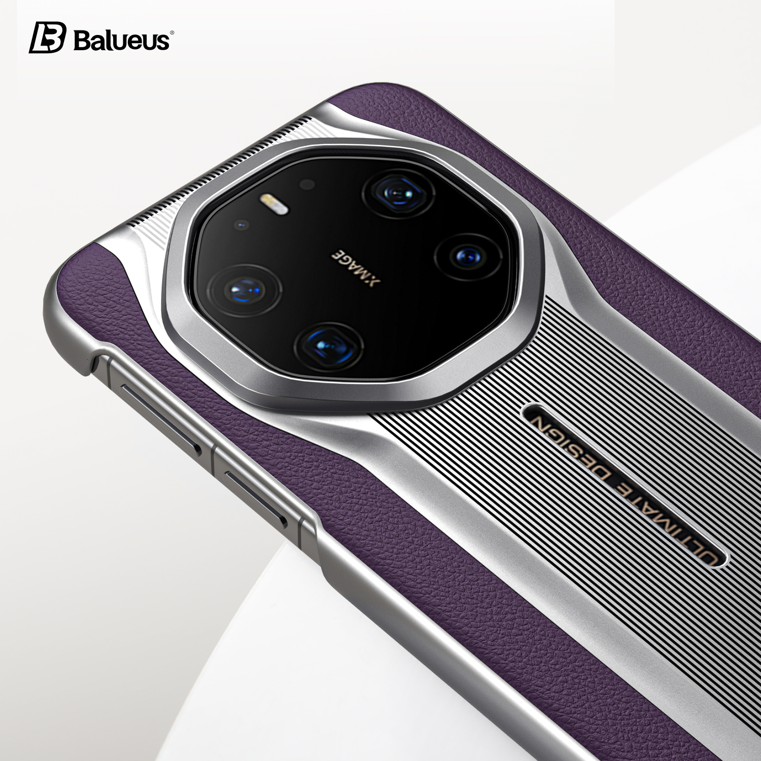 Balueus适用华为Mate80RS手机壳80RS非凡大师高端纳帕纹真皮保护套全包防摔高级感新品RS超薄外壳男2025新款