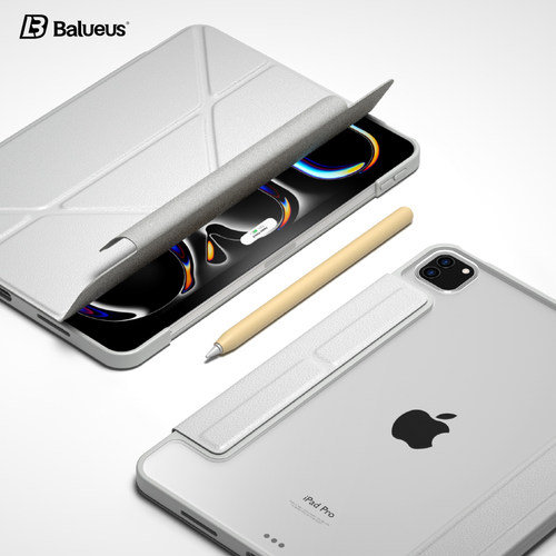 适用iPad保护套！笔槽镂空款