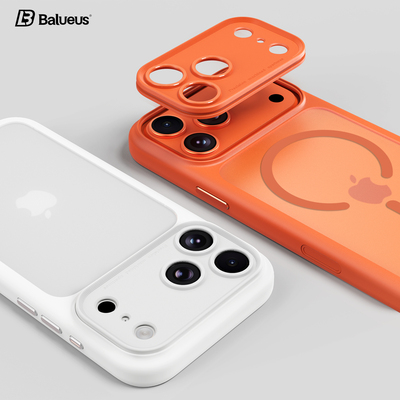Balueus适用苹果17ProMax手机壳iPhone17Pro高端磁吸保护套17镜头可拆卸磨砂全包防摔Air高级感外壳2025新款