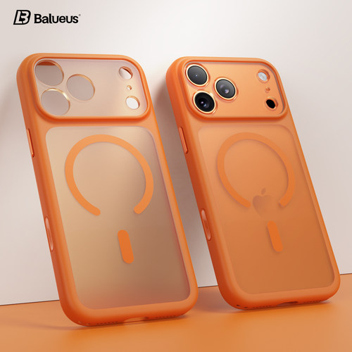 Balueus适用苹果17ProMax手机壳iPhone17Pro高端保护套硅胶肤感磨砂17镜头全包防摔磁吸Air外壳男女2025新款