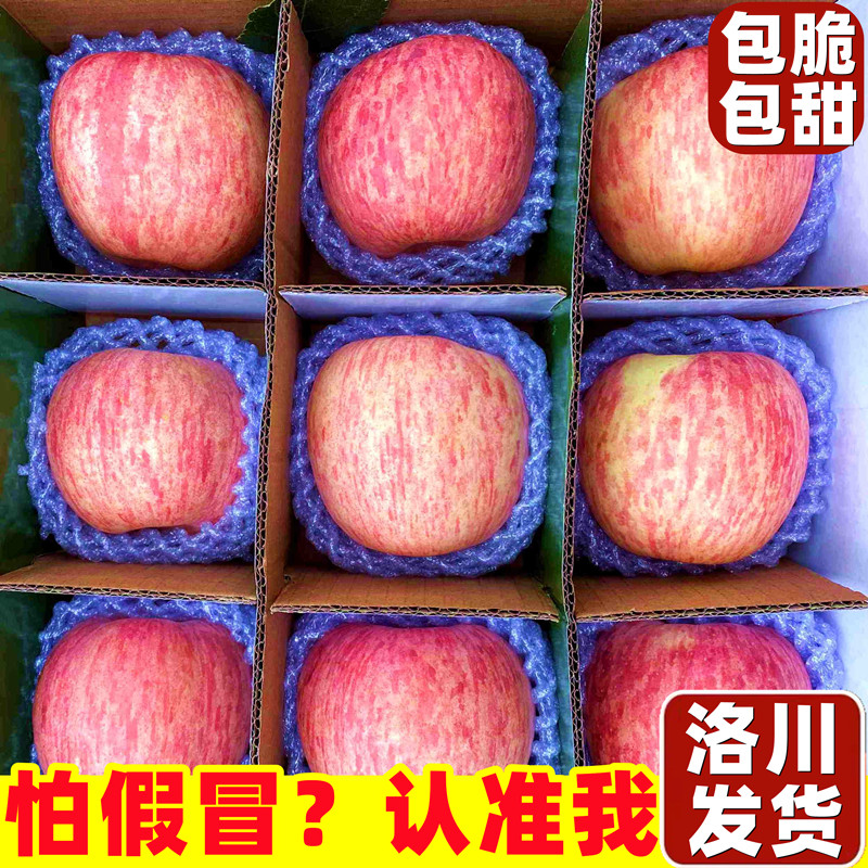 正宗洛川苹果脆甜条纹果