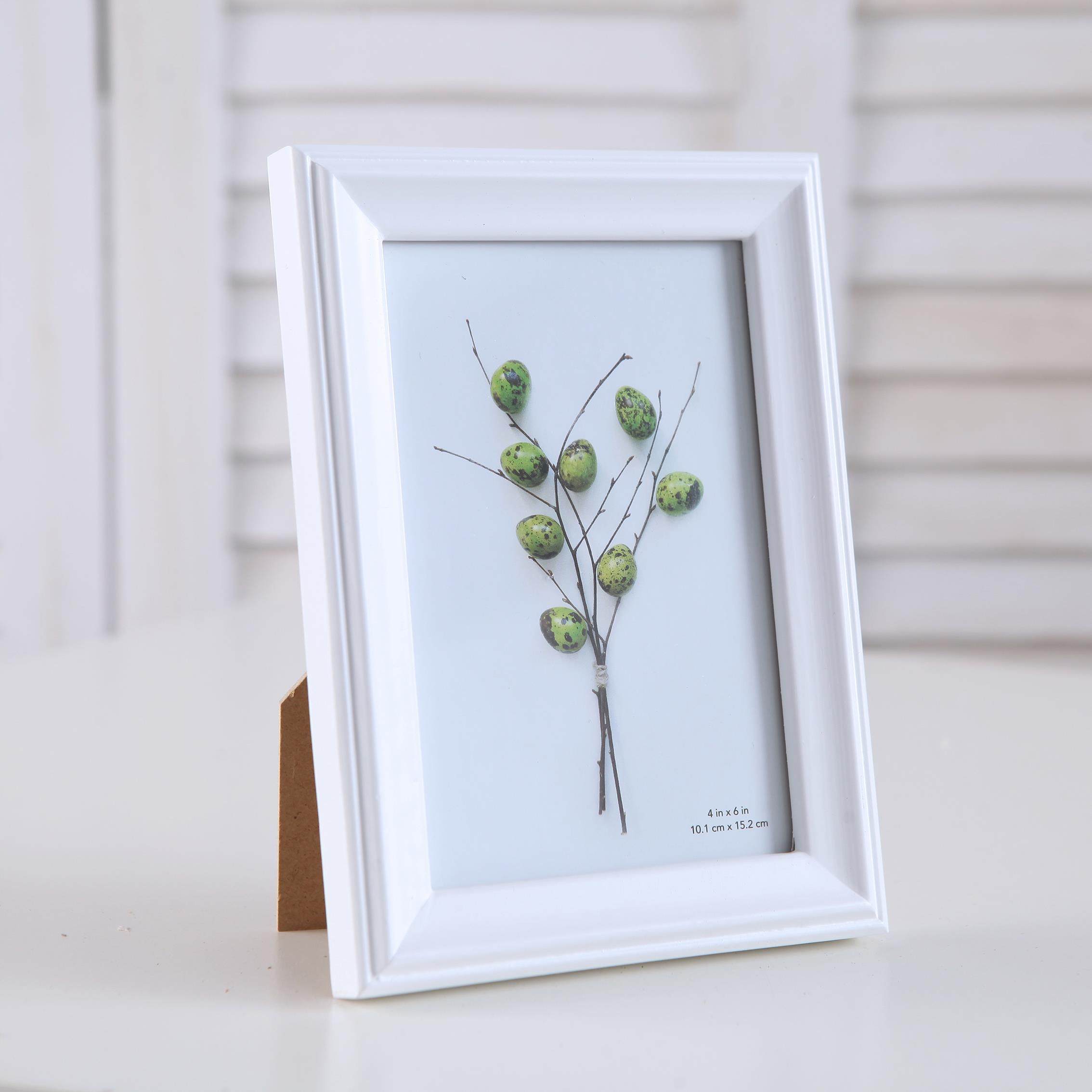 实木洗照片做成相框8寸a4摆台简约全家福婚纱照合影相册画框制作