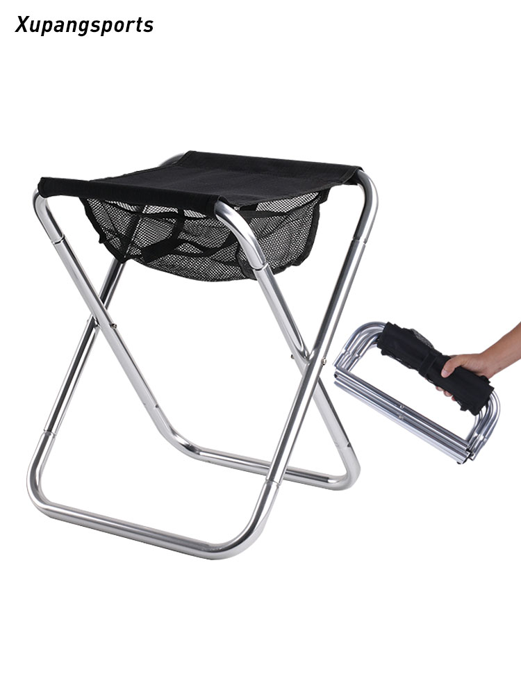 Thickened 19 Pipe diameter thickened 40cm thickened 1 3 High load-bearing safety outdoor portable folding stool chair Maza