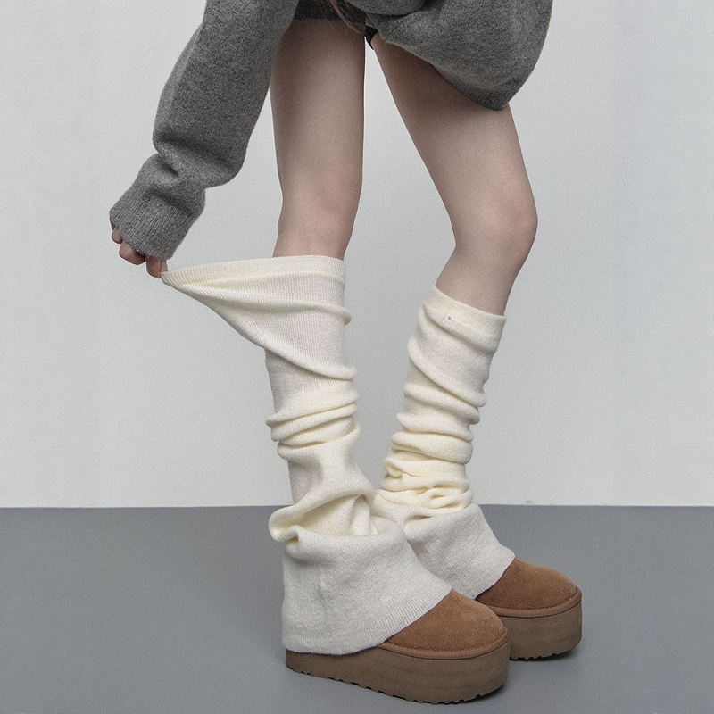 秋冬没它真不行！拽姐天菜过膝袜