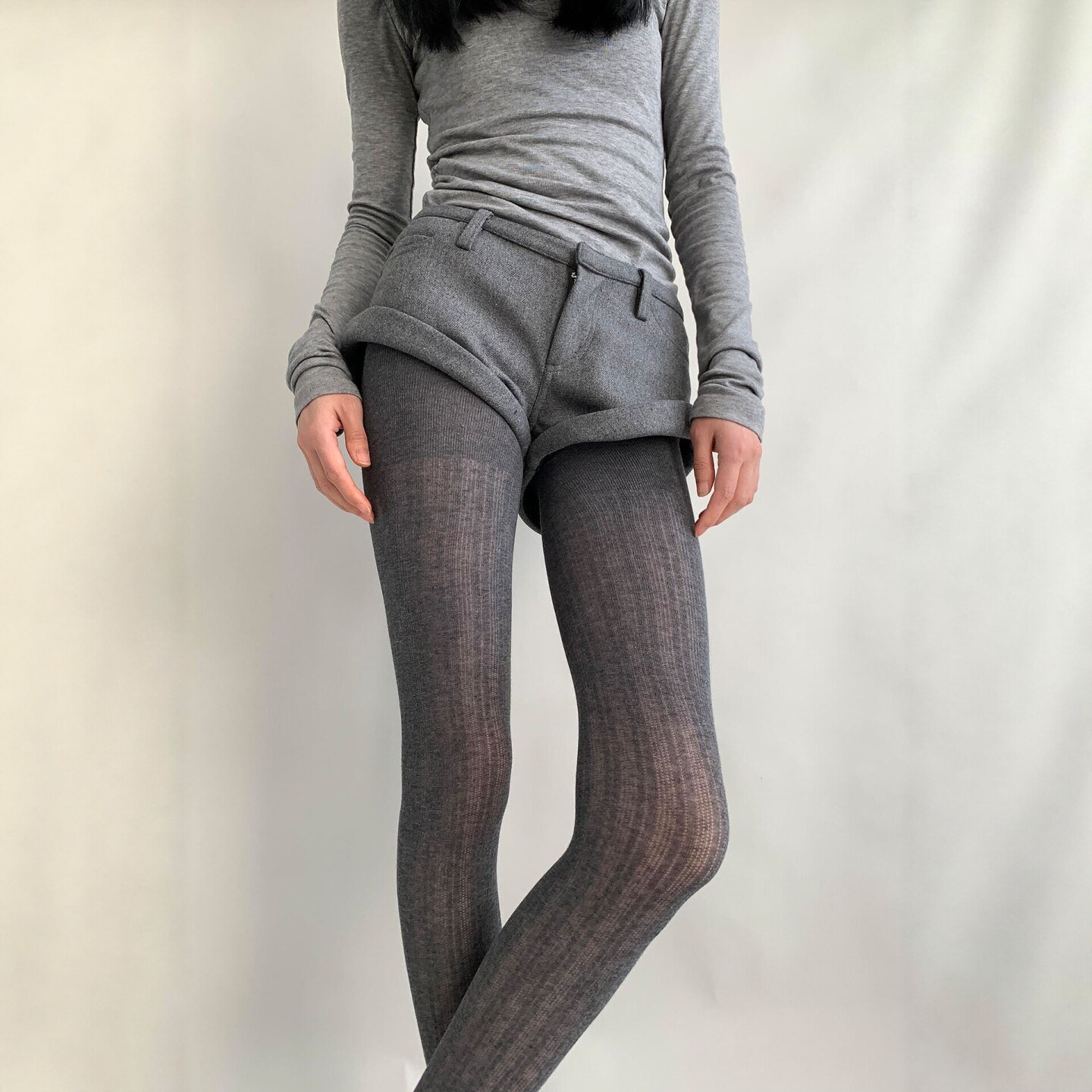 miu系微透裤袜就是越简单越高级