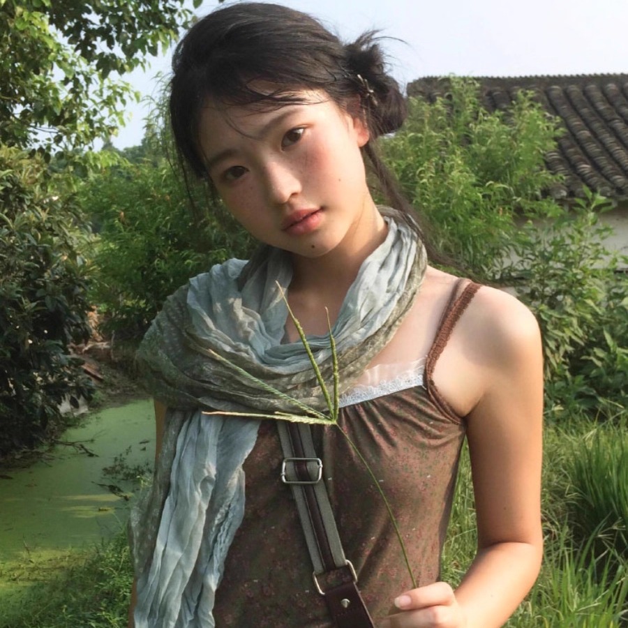 田园风碎花拼色围巾轻薄柔软棉麻