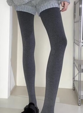 allgrey上身是真的舒适时髦！灰色连裤袜显瘦不紧绷~高智格雷风~