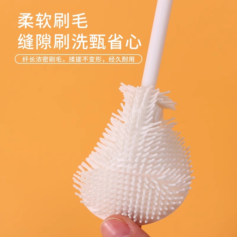 家用长柄软毛硅胶洗杯刷破壁机清洁刷可折叠玻璃奶瓶缝隙刷子