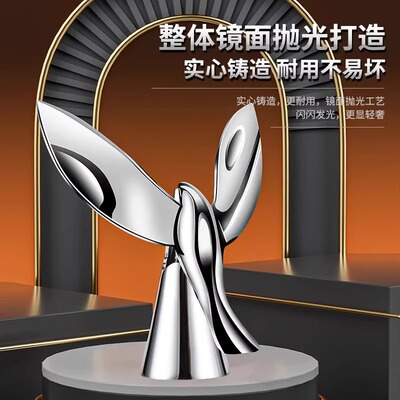 悬浮平衡创意小鸟金属不倒翁摆件飞鸟开瓶器桌面解压礼物实用装饰