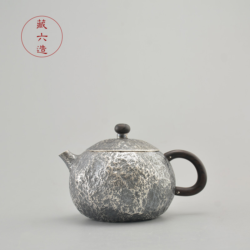 藏六造纯银999小银壶纯手工