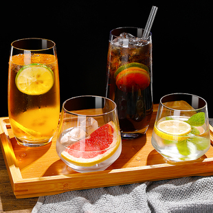 鸡尾酒杯组合套装酒吧柯林杯莫吉托mojito杯创意调酒海波玻璃杯子