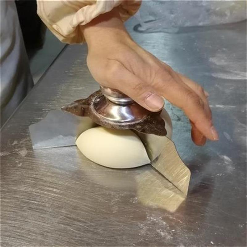 大枣饽饽刀开花馒头不锈钢三等分切刀四等分开口笑馒头模具