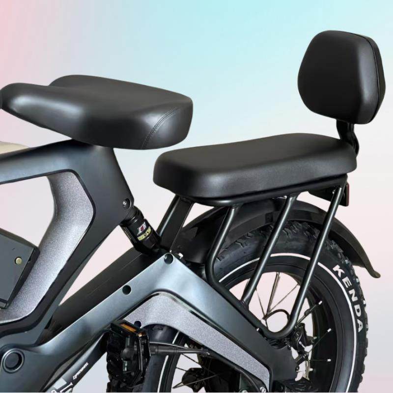 适用于ZB正步K6F后靠背电动自行车K6F后腰靠加厚原车孔位无损安装