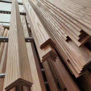 红橡实木护角条开 饰客厅 放漆墙角保护条防撞护条护角条护墙角装