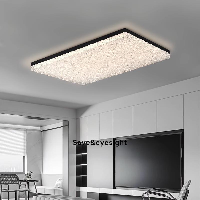 意式极简客厅吸顶灯全光谱护眼长方形高级感大气设计师大厅卧室灯