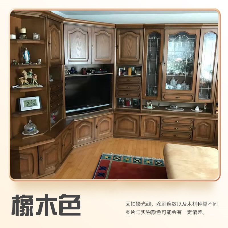 水性漆木漆门漆换色木头木器刷漆色漆旧柜子实木桌子改造漆木纹漆