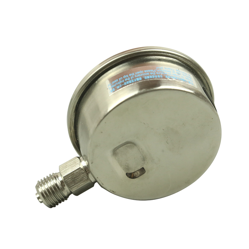 不锈钢耐震压力表YN60BF耐高温防腐蚀耐酸碱油压表0-0.6/1/1.6Mpa