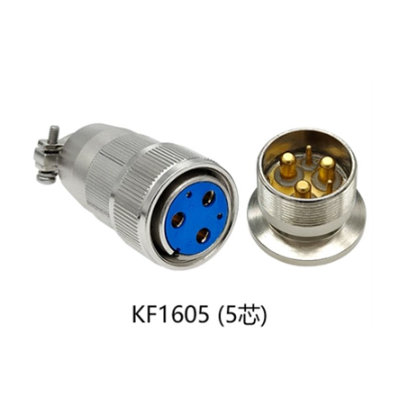 航空插头304不锈钢KF16/25/40真空气密性玻璃烧结馈通安装连接器