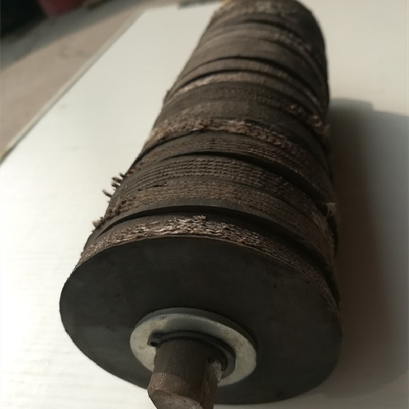 输送带托辊滚筒旧输送带橡胶圈托辊无动力托辊传送带滚子