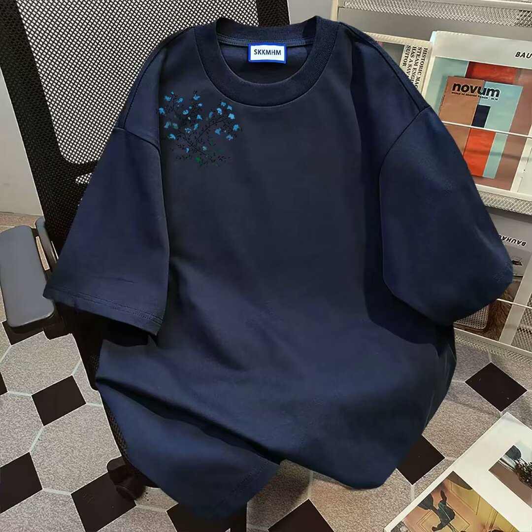 夏季大码T恤男圆领短袖宽松韩版300斤加肥加大胖子肥佬半袖体恤衫