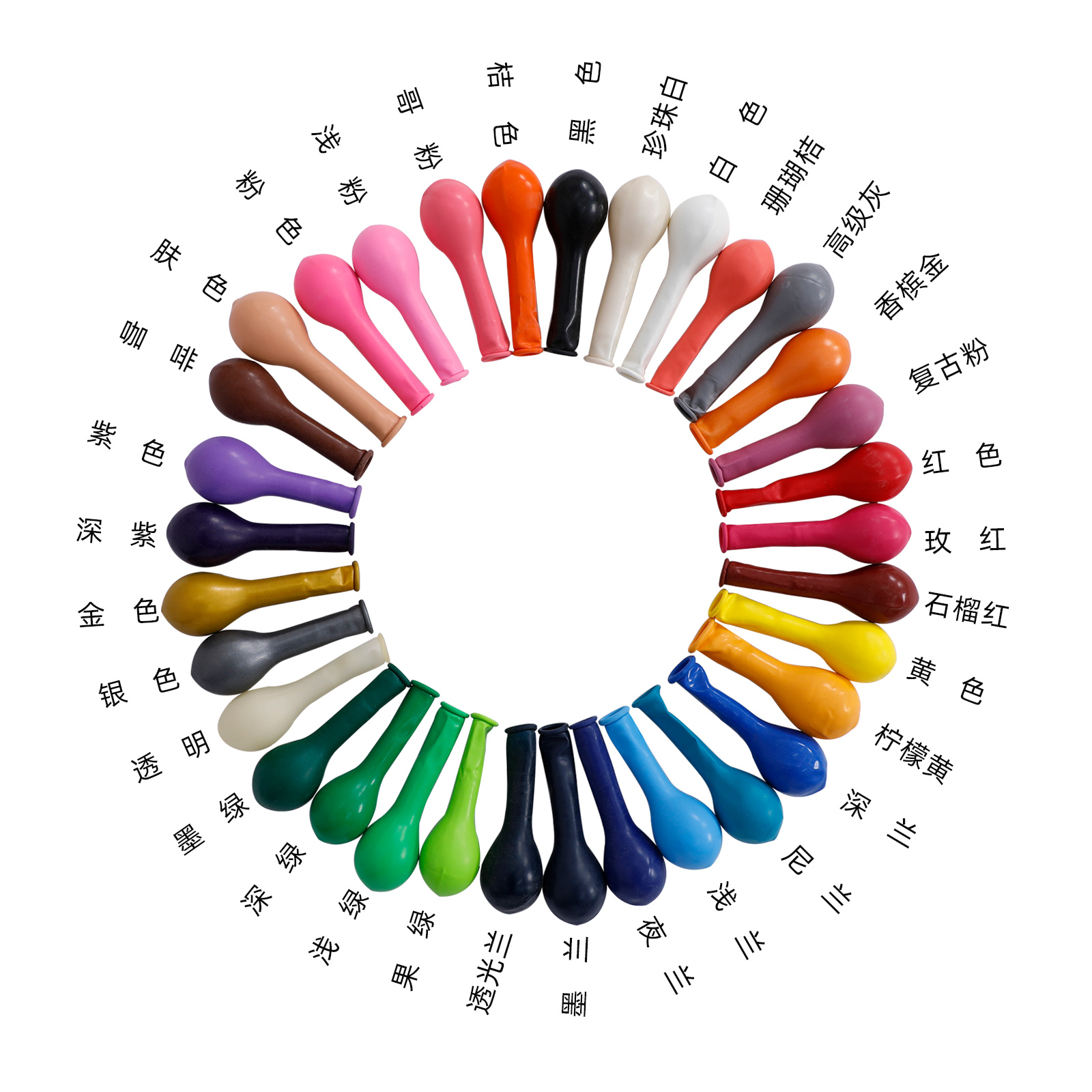 乐天太子5寸圆形气球生日布置