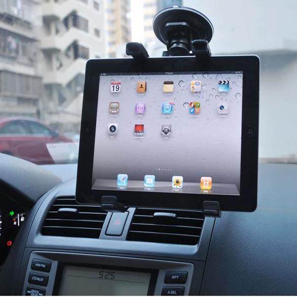 DVD/GPS/TV车用玻璃吸盘导航支架适用苹果ipad平板电脑