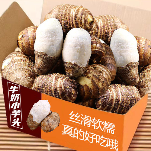 山东牛奶小芋头芋头新鲜毛芋头现挖农家小芋头艿芋软糯大香芋蔬菜