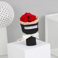 Романтика в кармане #Подарочная коробка «Три красных розы»