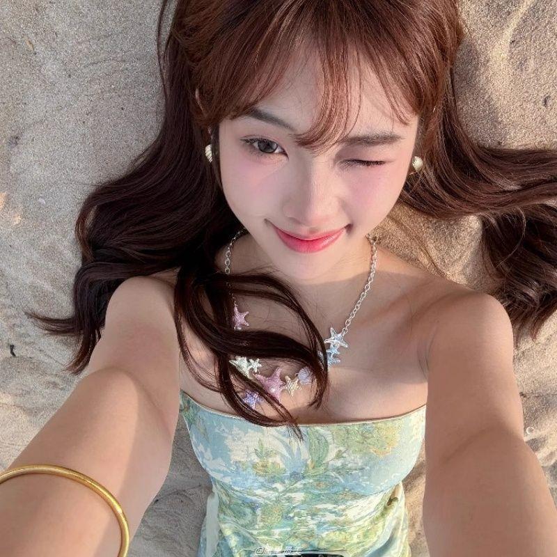 2025欧美风吊坠彩色海星贝壳珍珠项链女波西米亚海滩度假拍照配饰