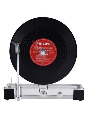 2026留声机放映机黑胶唱片开放格创意摆件模型客厅桌面玄关电视柜