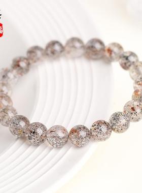 2025蓓蓓福 天然黑金草莓圆珠手链 黑色草莓籽黑金草莓手串