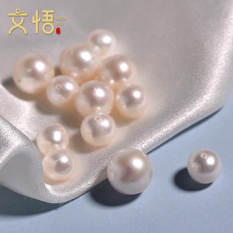 2025天然淡水珍珠散珠手串珠子手链项链diy配饰单颗串珠配件材料