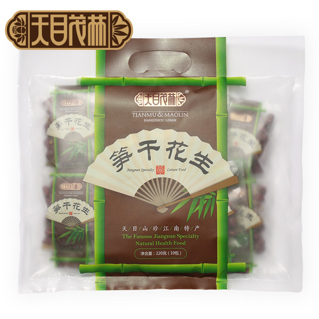 天目茂林休闲零食系列杭州特产临安笋干花生