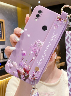 适用红米note7手机壳M1901F7C新款液态硅胶redminote5a高配版腕带支架MDE6S男女红米note7Pro防摔M1901F7BE男