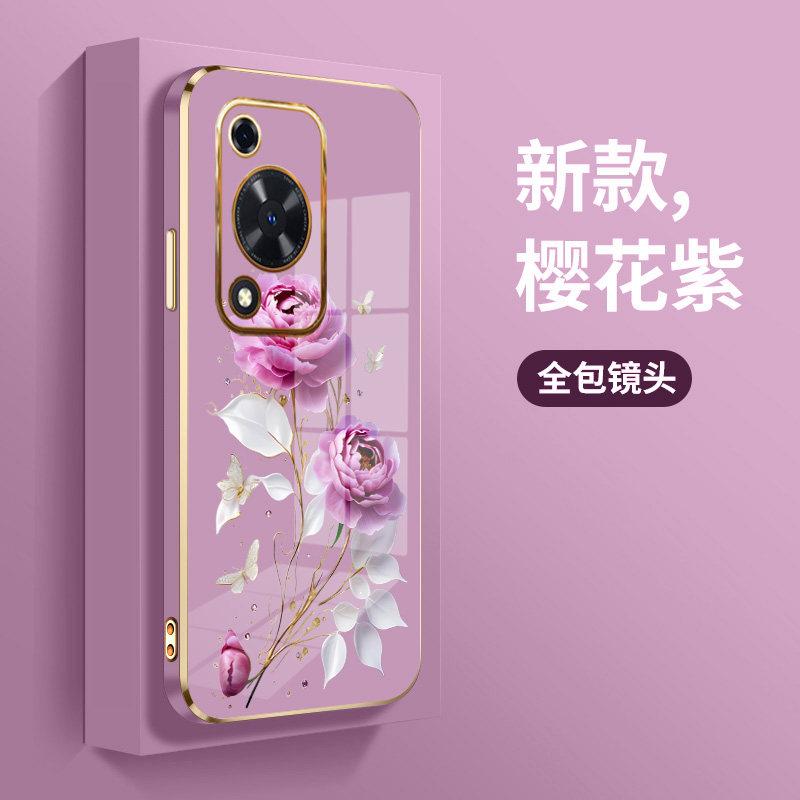 适用华为畅享70手机壳huawei畅享70pro新款电镀软壳全包防摔女款超薄可爱奢华ins风潮牌简约创意网红时尚潮女