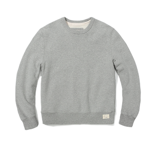 国棉壹厂经典修身圆领卫衣男女同款春季纯棉美式休闲套头打底衫