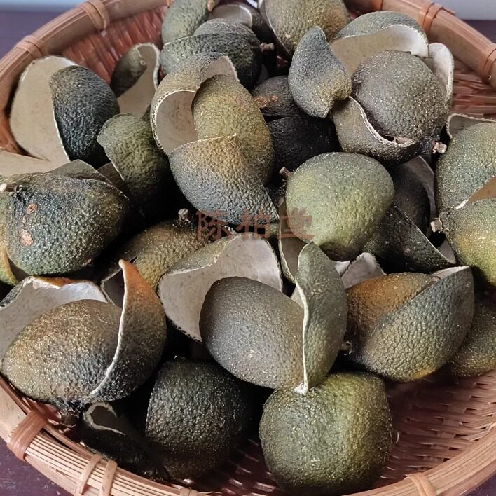 2022有机种植新会陈皮生晒食用新皮 中药材三花青小青柑仔皮