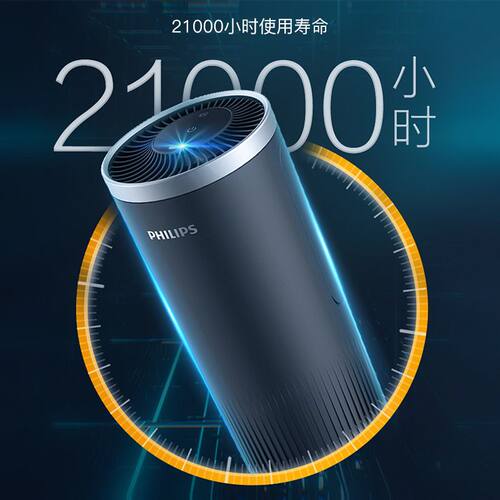 飞利浦车载空气净化器S3601,S3602汽车内PM2.5除甲醛除异味除雾霾