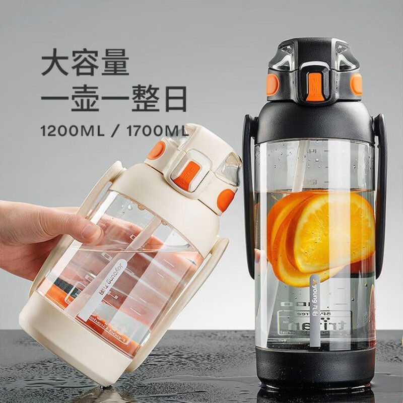 九阳运动水壶塑料杯大容量运动水壶男女水杯便携杯高温耐热WR522