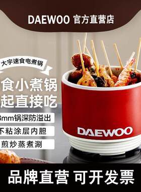 大宇电煮锅宿舍家用学生多功能一人食迷你小型小煮锅泡面锅小