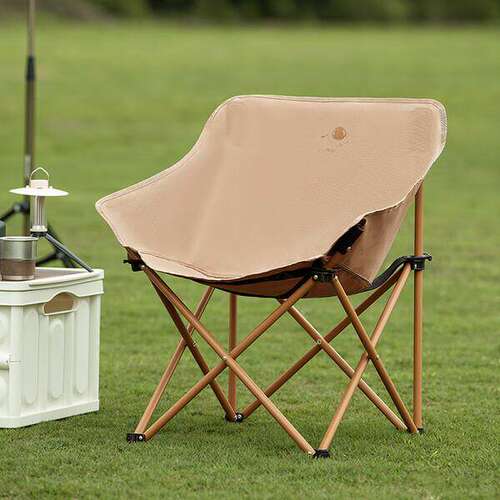 大迈折叠露营方便携带月亮椅 DM-2018折叠月亮椅-热带棕