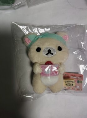 日本正版轻松熊露营熊弟熊妹小鸡睡袋猫咪钓鱼可爱毛绒玩偶
