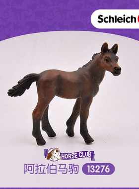 德国schleich思乐 13276阿拉伯马驹马儿俱乐部仿真动物模型玩具