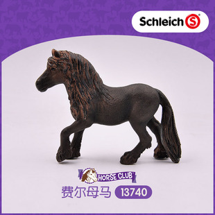 思乐schleich 13740费尔母马农场动物模型玩具马儿俱乐部马术