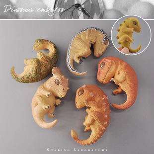 TNG正版 侏罗纪恐龙宝宝幼崽模型迅猛龙布鲁霸王龙三角龙儿童玩具