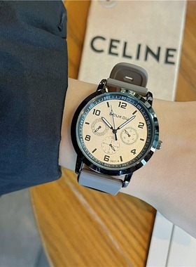 公务员机械表考试专用手表男款静音初高中学生防水中考高考研电子