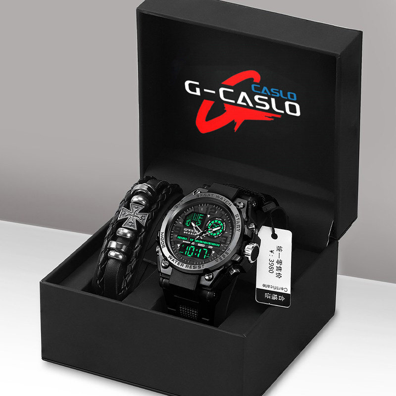 纲铁之心青少年手表男款初高中学生防水电子表儿童男生机械初中生