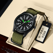 正品 青少年考试高考手表男款 专用高中学生机械电子户外帆布男士