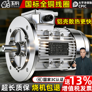 1.5 YS铝壳电机0.37 1.1 0.75 2.2KW三相异步电动机380V全铜 0.55